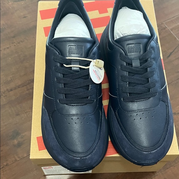 Fitflop Dark Blue Women's Athletic Sneakers - Picture 1 of 8